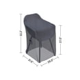 thumbnail image 3 of Housses et Toutes les Housses de Fauteuils de Salle à Manger de Patio Artha, Ensemble de 4, Polyester Hydrofuge et Résistant aux UV pour Chaises de Salle à Manger d'Extérieur, 3 of 6
