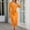 Orange, variant on TIANZEN Women's Casual Roll Up Long Sleeve Shirt Dress Button Down Solid Color Dress Lapel V Neck Bodycon Dresses Evening Fall Dresses Short T Shirt Dresses for Women plus Size Maxi Dresses for Women