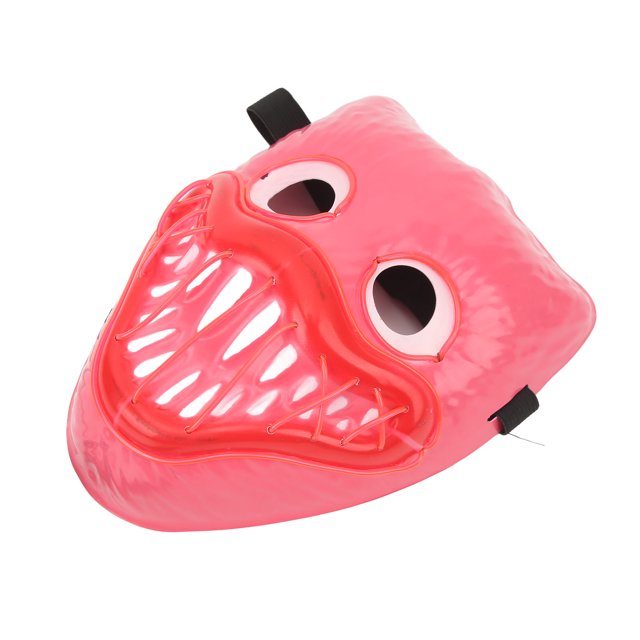 Máscara aterradora, máscara LED de Halloween, luz, máscara iluminada de Halloween, accesorios de vestir, valor excepcional