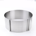 thumbnail image 3 of Stainless Steel Adjustable Round Cake Ring Mold Mousse Mold 6 Inch to 12 Inch, 3 of 8
