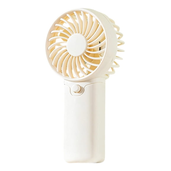 Fegute Handheld Fan Plastic Mini Portable Fan Strong Wind for Summer Coolness Stylish Design Desktop Fan Accessories
