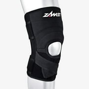 (Price/each)Zamst ZK-7 Knee Brace for ACL, MCL, LCL and PCL Sprain, Black-Black-Small