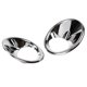 thumbnail image 1 of Fog Light Bezel, Simple Design Wearproof Fog Lamp Cover Antiscratch Silver ABS Chrome  For Car ANGGREK Fog Lamp Moulding, 1 of 8
