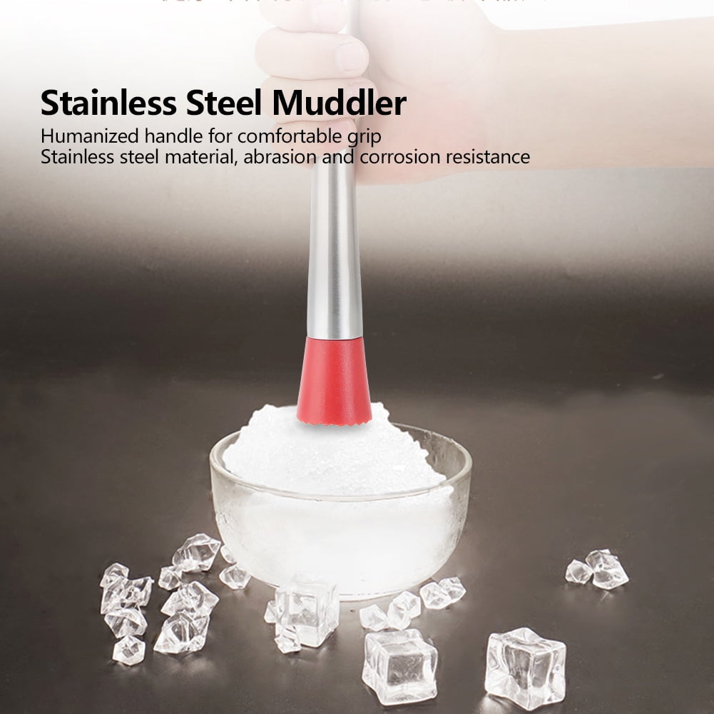 LYUMO Stainless Steel Multifunctional Ice Crushing Rod Cocktail Muddler