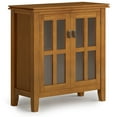 thumbnail image 1 of Artisan SOLID WOOD Low Storage Cabinet in Honey Brown, 1 of 1