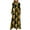 style-3, variant on Gold Chain Sunflower Dress Yellow Sunflowers Elegant Maxi Dress Street Wear Boho Beach Long Dresses High Neck Print Clothes
