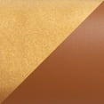 thumbnail image 2 of Fuji Contemporary Barstool In Gold With Camel Faux Leather - Set Of 2, 2 of 8