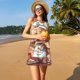 thumbnail image 3 of Balery Dinosaur Baking Delight Vestidos de verano para mujer con estampado: vestido holgado sin mangas, vestido playero informal y cómodo para días calurosos., 3 of 7