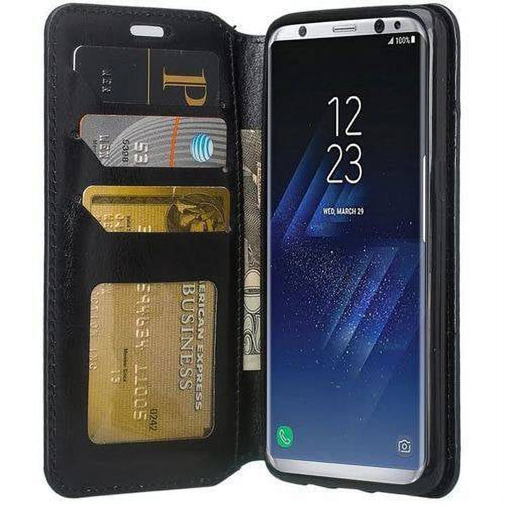 Protective Wallet Stand Case for Samsung Galaxy s8 Plus Perfect Fit