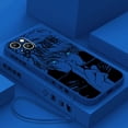 thumbnail image 4 of Jujutsu Kaisen Gojo Anime Phone Case para Apple iPhone 15 14 13 12 11 Pro Max Plus 8 7 SE Liquid Left Rope Capa Cover, 4 of 5