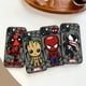 thumbnail image 2 of Funda para iPhone Apple 14 13 11 12 MINI Pro XS Max XR X 7 8 SE 2022 2020 6 6S Plus Funda Shell Marvel Avengers Anime dibujos animados, 2 of 5