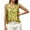 yu124#- Yellow, variant on EliteGoogv Women Tank Top Classic Fit Carnival Holiday Tops Vest Sequin Sleeveless Shirts Green L