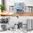 thumbnail image 5 of Vivin Desk Organizer, Small 2 Drawer Unit and Pen Holders, Multi-Purpose Pegboard organizer For Home Office, Blue, 5 of 6