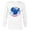 White, variant on Disney Stitch Embrace the Weird Freestyle Alien Street Tags- Long Sleeve T-Shirt for Men - Customized-White