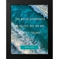 thumbnail image 2 of ArtsyQuotes 12x14 Black Modern Framed Museum Art Print Titled - Beverly Sills Quote: Disappointed, 2 of 5