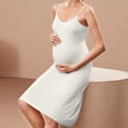 thumbnail image 5 of Bixock Plus Size Maternity Dresses V Neck Sleeveless Solid Color Maternity Nursing Dress Knee Length Postpartum Breastfeeding Dress Casual Dresses, 5 of 6