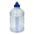 thumbnail image 3 of 1/2 Gallon BPA FREE Reusable Plastic Drinking Water Bottle w/ Stainless Steel Cap - 64 oz. - Natural Blue, 3 of 7