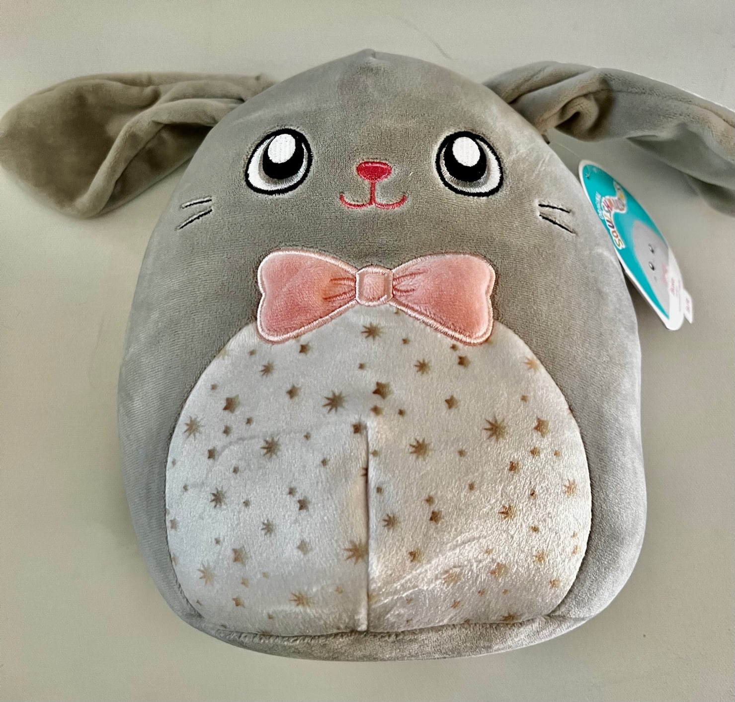 Details about   Squishmallows Blake Fuzzy Belly Easter Grey Bunny  8" NWT 2021 Squishmallow New 