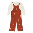 thumbnail image 4 of Modern Moments by Gerber Toddler Girl Casual Ruffle Top & Overall Set, 2-Piece, 12M -5T, 4 of 12