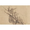 thumbnail image 2 of John Singleton Copley 24x17 Gold Ornate Framed and Double Matted Museum Art Print Titled - Study for ‘The Defeat of the Floating Batteries at Gibraltar’ (1783-1786), 2 of 4
