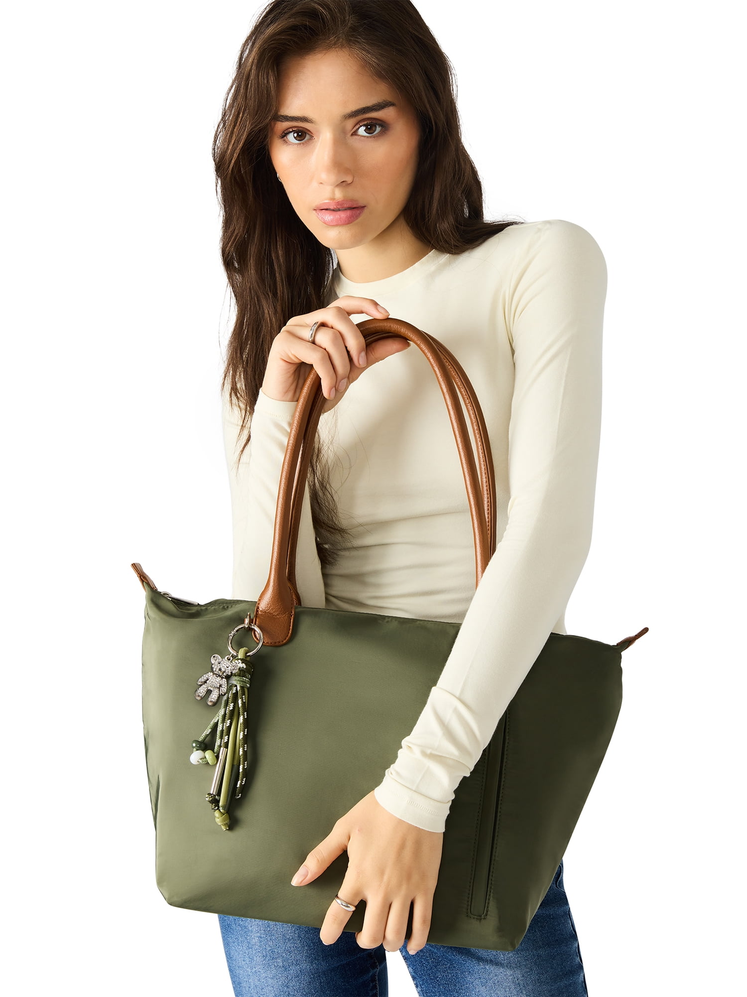 No Boundaries Women's Tote Bag, Olive
