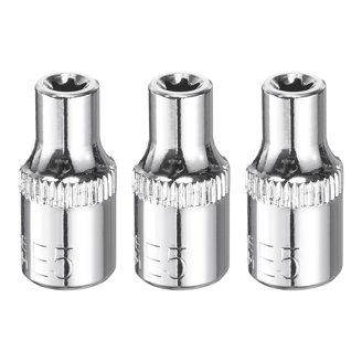 Uxcell 2-Pack Socket Reducer – 3/8" Female To 1/4" Male Drive, Chrome Vanadium Steel With Chrome Finish, Ball Detent For Secure Hold – Perfect For DIY, Household, And General Repairs