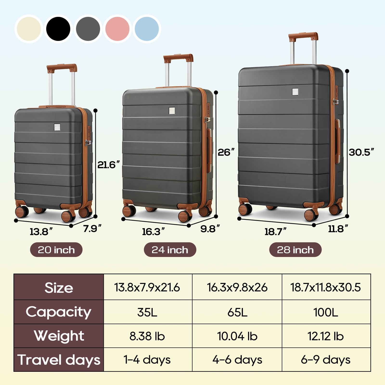 tsa carry on luggage dimensions