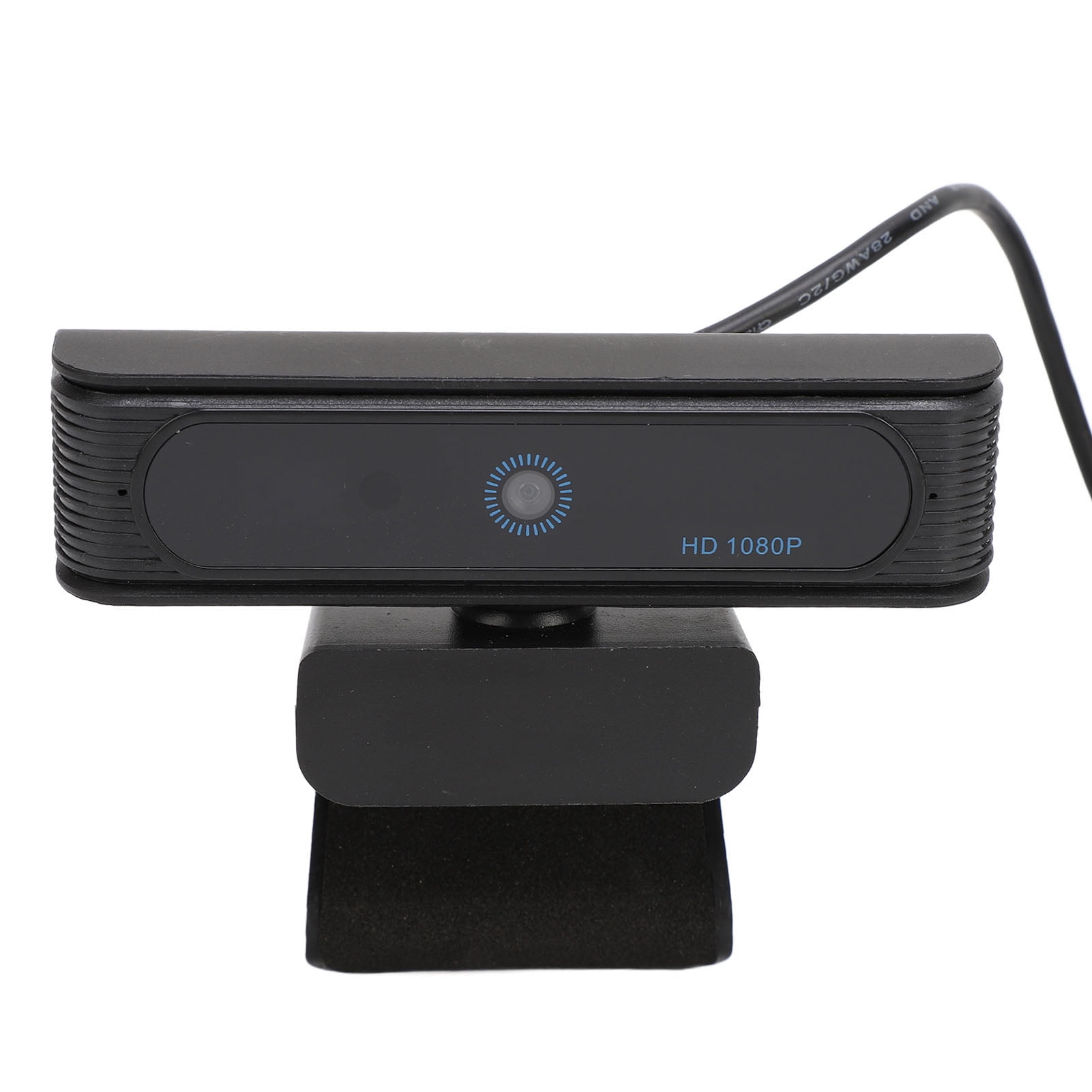 PC Webcam, 120 Degree Viewing Angle Face Recognition Webcam Plug and Play USB HD 1080P 30FPS Dynamic Recognition  for Notebook Computers