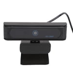 PC Webcam, 120 Degree Viewing Angle Face Recognition Webcam Plug and Play USB HD 1080P 30FPS Dynamic Recognition  for Notebook Computers