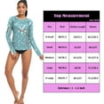 thumbnail image 3 of joogoo Womens UPF 50+ Rash Guard Starfish Polka Dot Long Sleeve UV Protection Sun Shirts Tops XS, 3 of 7