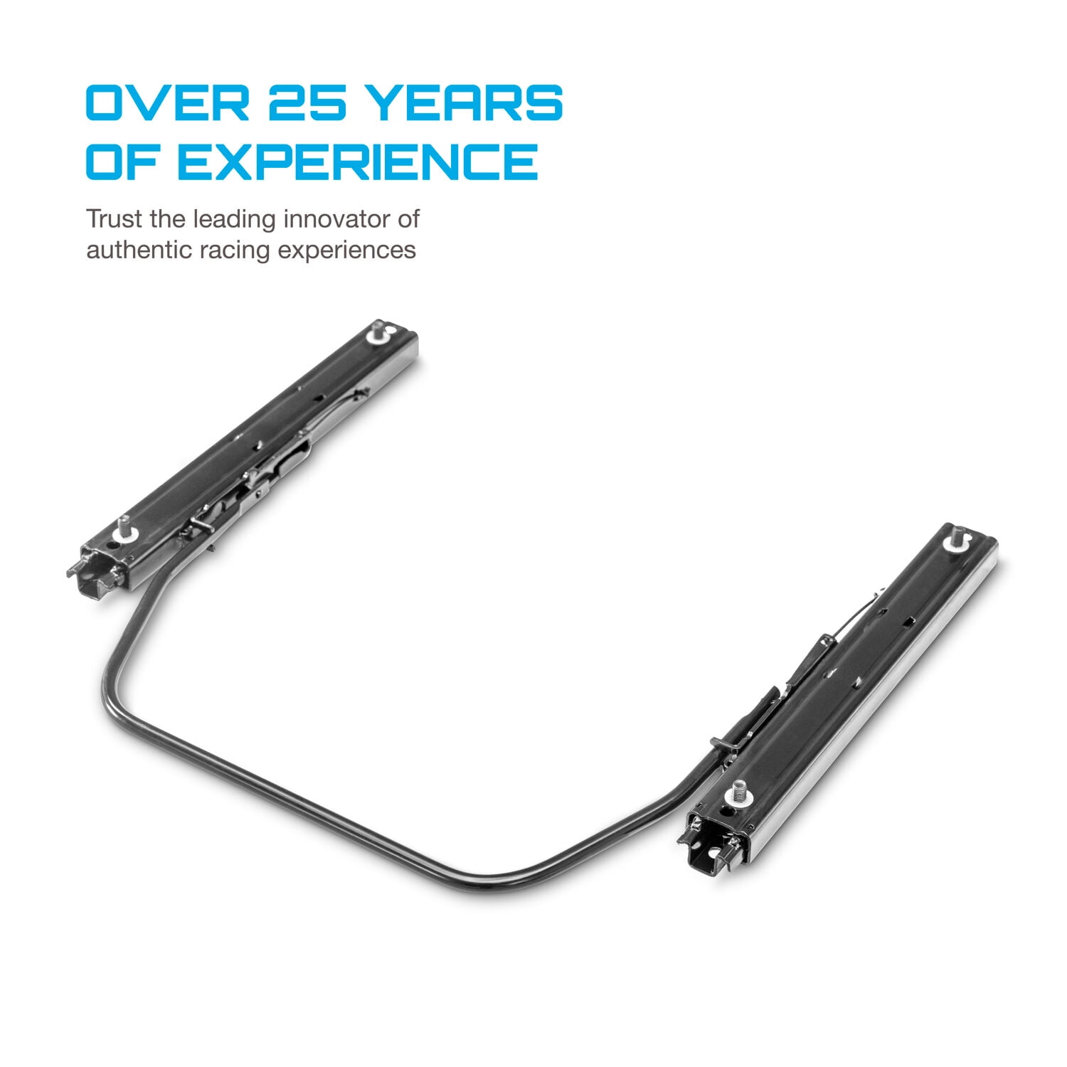 Playseat® Seat Slider with Double-Locking Mechanism, Stainless Steel