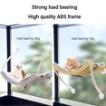 thumbnail image 3 of Cat Hanging Hammock Strong Bearing Capacity Soft Comfortable Sunbathing Suction Cup Balcony Window Swing, 3 of 9