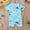 Light Blue, variant on HNMKIU Summer Toddler Boys Girls Short Sleeve Cartoon Dinosaur Prints 1 Piece Swimwear Zipper Beach Swimsuit Bikini Style Sky Blue,2-3 Years