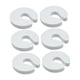 thumbnail image 3 of 6 piezas de protección contra pinchazos de dedos para puerta, repuesto de protección contra pinchazos de dedos, fácil de usar. Blanco 15MM, 3 of 9