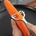 thumbnail image 5 of Stainless Steel Peeler with Stylish Single Cast Design - Sharp Blades for Toughest Fruits and Vegetables, 5 of 9