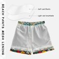 thumbnail image 3 of FORMRS Boys Swim Trunks Quick Dry Mesh Liner Boardshorts Sizes XS-XL, Floral Garden, 3 of 7