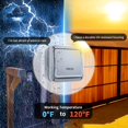 thumbnail image 4 of TOPENS TC148 Pulsador de pared impermeable, interruptor de liberación con cable montado en superficie para abridor de puerta automático, sistema de control de acceso de puerta y sistema de timbre, int, 4 of 5