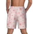 thumbnail image 2 of Lsque Mens Swim Trunks Chrysanthemum Pattern - Bathing Suit Compression Liner - Beach Swim Shorts Swimwear - (S-3XL) - Stretch Quick Dry -XX-Large, 2 of 9