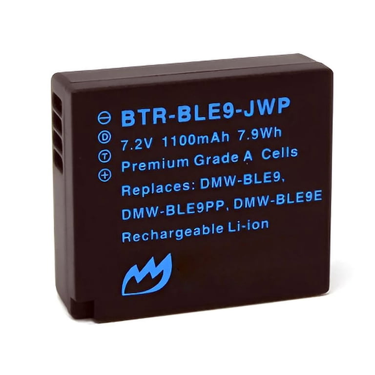 Replacement for Panasonic Lumix DC-TZ99 Battery (2-Pack, 1100mAh
