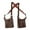 Brown, variant on Dualoai Double Shoulder Armpit Bag Accessories with Harness Multipurpose Leisure Pockets Brown
