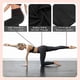 thumbnail image 3 of Women's Black Leggings Soft High Waist Tummy Tights Sports Fitness Gym Running Yoga Pants, 3 of 5