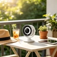 thumbnail image 6 of Rechargeable Desk Fan, Portable Mini Table Fan with LED Light and Digital Display, Stepless Speed Control USB-C Fan for Office, Bedroom, Home, Travel, 6 of 7