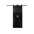 thumbnail image 4 of Millbrooke 42x84 Center Opening Vinyl Barn door kit Black, 4 of 4