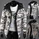 thumbnail image 2 of Men's Winter Camo Loose Fit Cotton Jacket zs 26s, 2 of 2
