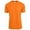 Orange, variant on Mens Super Max Heavyweight T Shirts Crew Neck Solid Plain Cotton Tee S-5XL Big and Tall
