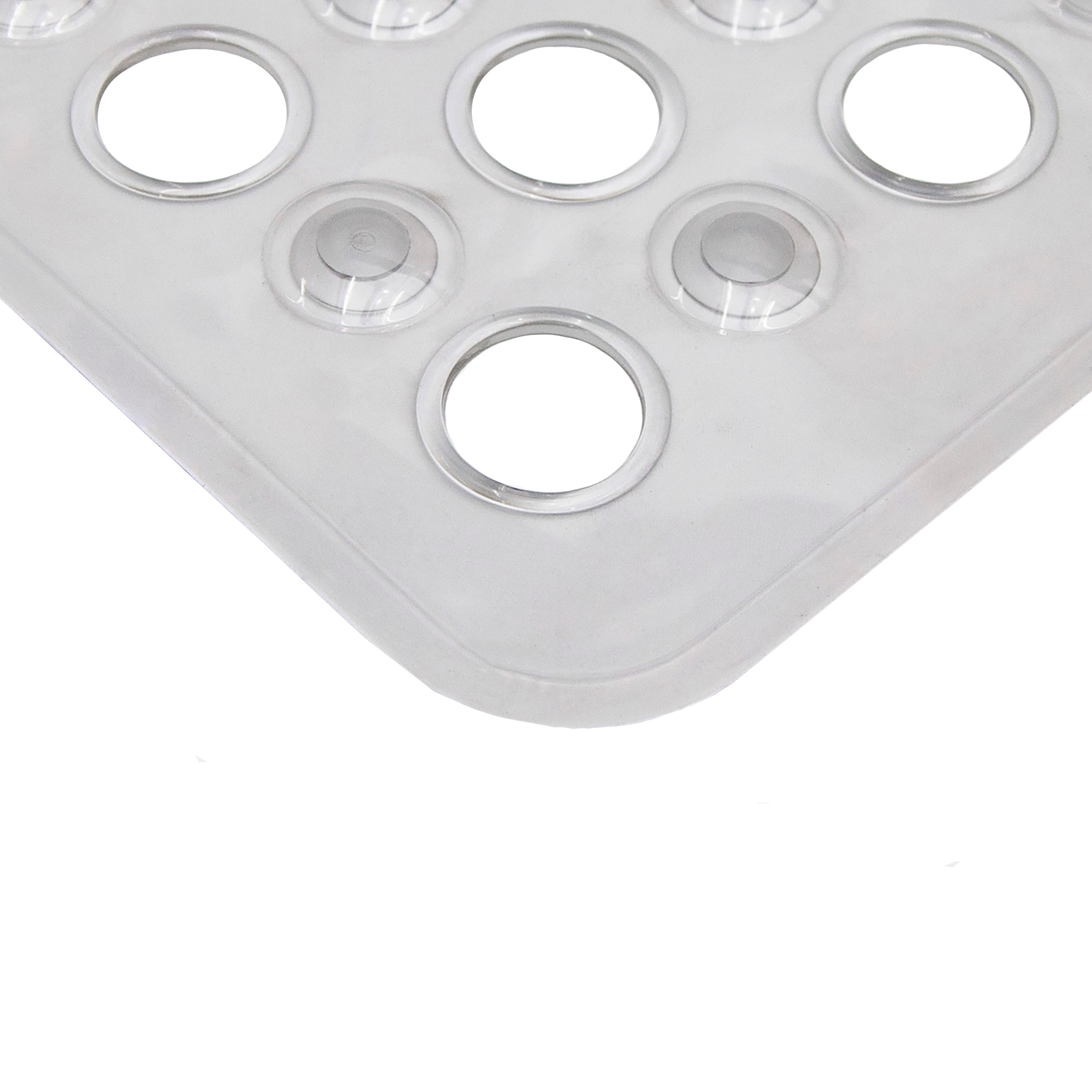 Kenney® Bath, Shower, and Tub Mat with Suction Cups, Grey Smoke
