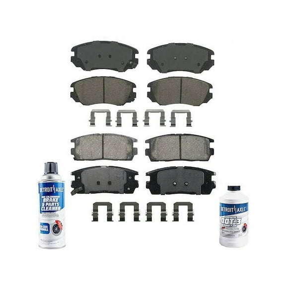 Brake Pad Set - Compatible with 2010 - 2017 Chevy Equinox 2011 2012 2013 2014 2015 2016