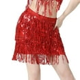 thumbnail image 2 of Women Sequin Slim Skirt Belly Dance Skirt Flow Su Sequin Wrap Skirt Club Basic Leisure Dailywear, 2 of 4