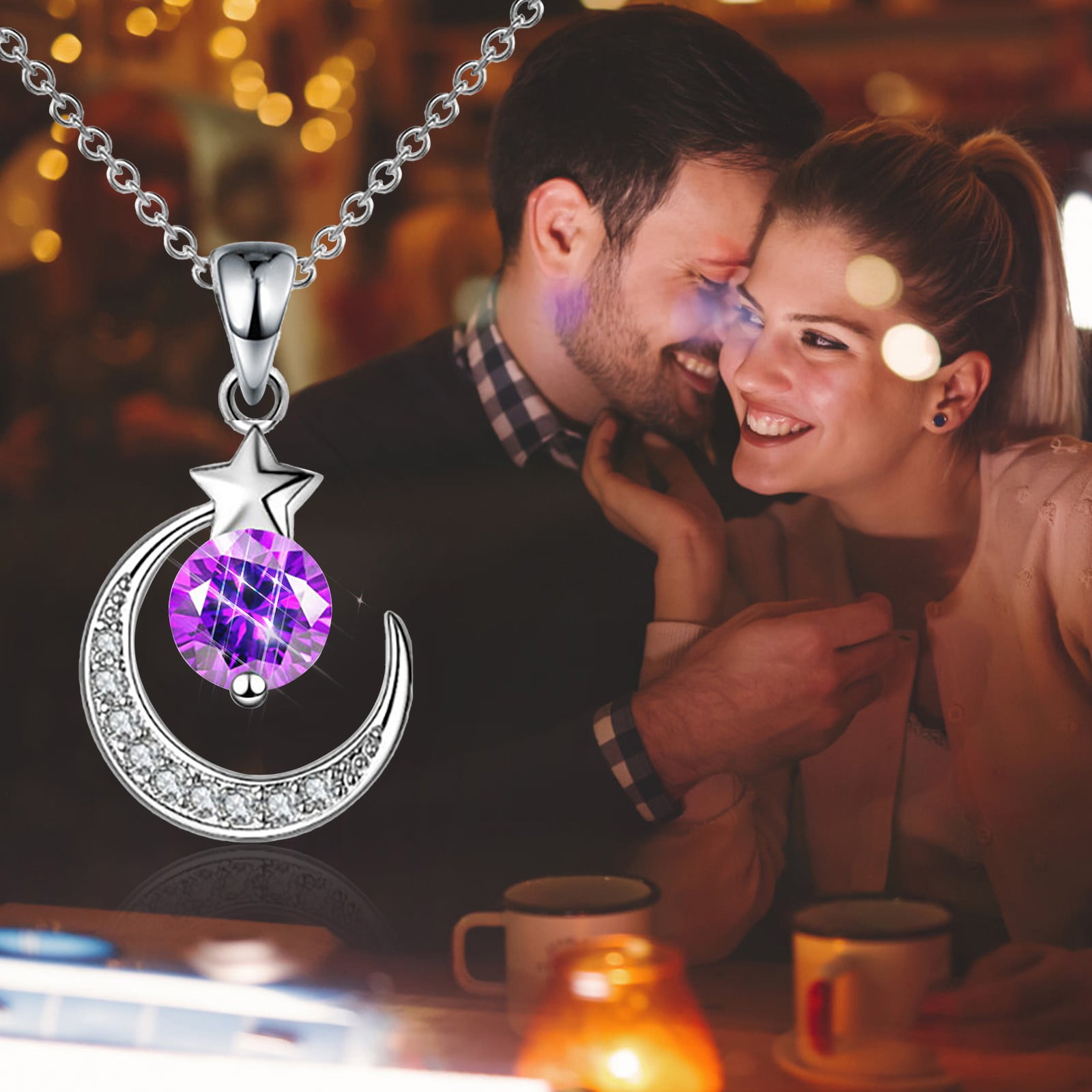 XIAQUJ Hot Selling Diamond Necklace Creative Jewelry