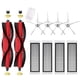 thumbnail image 1 of Recambios, accesorios para aspiradora Xiaomi Roborock S5 MAX, S6 Pure, S6 max V, S50, 2 cepillos giratorios, 4 cepillos laterales, 4 filtros HEPA, 1 of 7